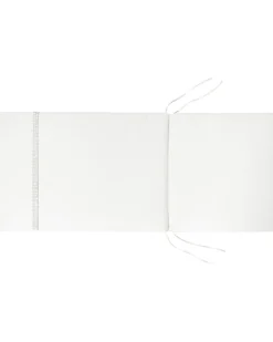 Set di 6 sedie da giardino con cuscini JAVA PREMIUM Legno d'acacia Bianco sporco
