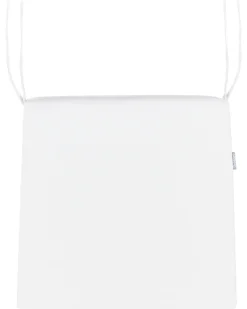 Set di 4 sedie da giardino con cuscini TACENO Metallo Bianco