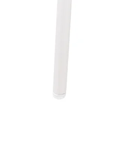 Set di 4 sedie da giardino con cuscini TACENO Metallo Bianco