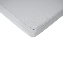 Set di 2 sedie da giardino con cuscini JAVA PREMIUM Legno d'acacia Grigio chiaro
