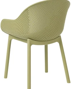 Set di 4 sedie da giardino TIGGIANO Verde oliva