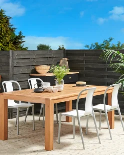 Set di 4 sedie da giardino SPEZIA Bianco