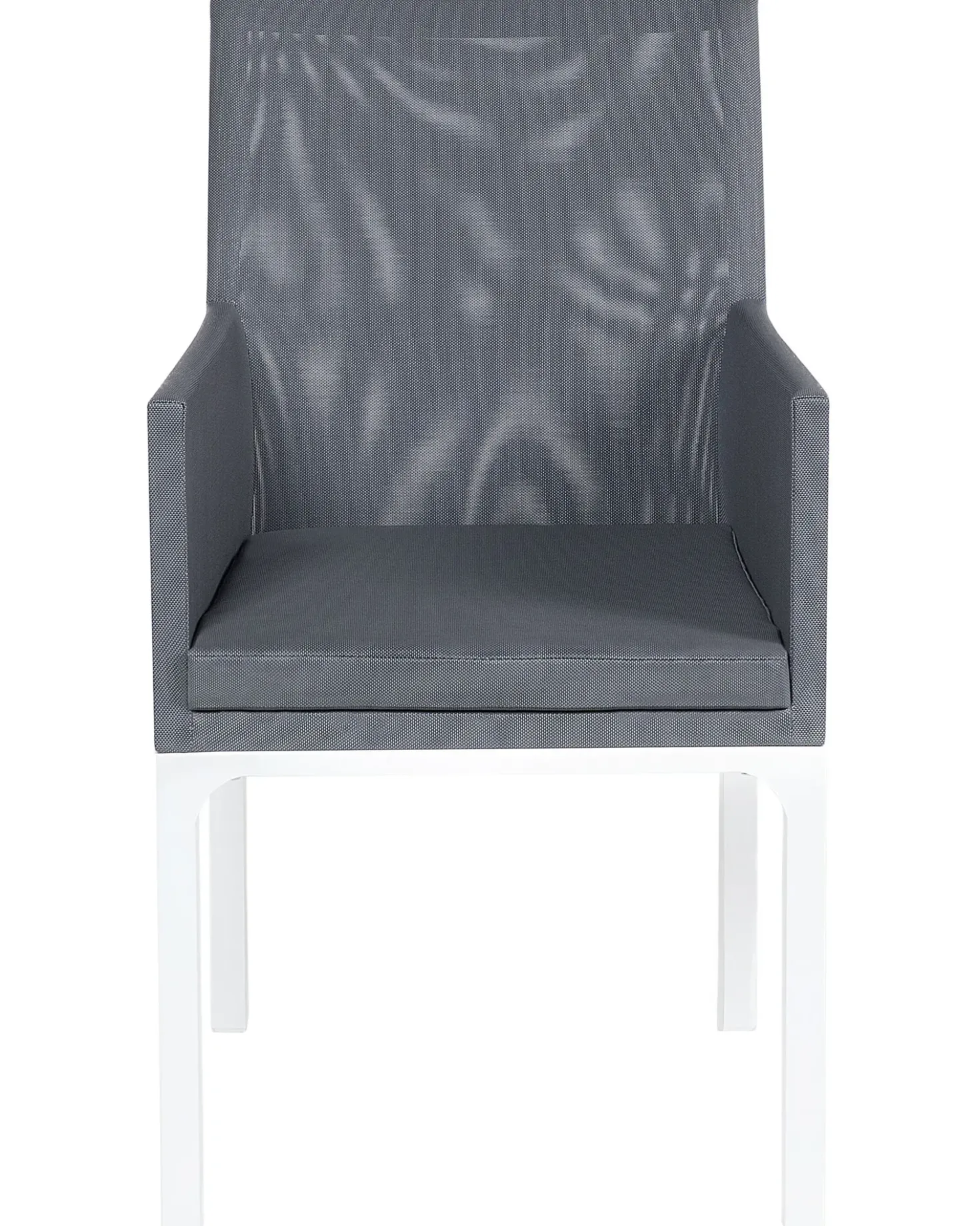 Set di 4 sedie da giardino BACOLI Tessuto Grigio scuro