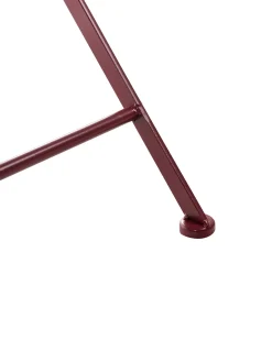 Set di 2 sedie da giardino ALBINIA Metallo Bordeaux