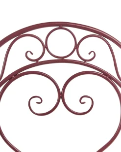 Set di 2 sedie da giardino ALBINIA Metallo Bordeaux