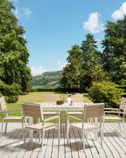 Set di 6 sedie da giardino COMO Beige