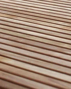 Set di 6 sedie da giardino VIAREGGIO Legno di teak Marrone