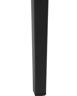 Set di 6 sedie da giardino con cuscini TAVIANO Metallo Nero