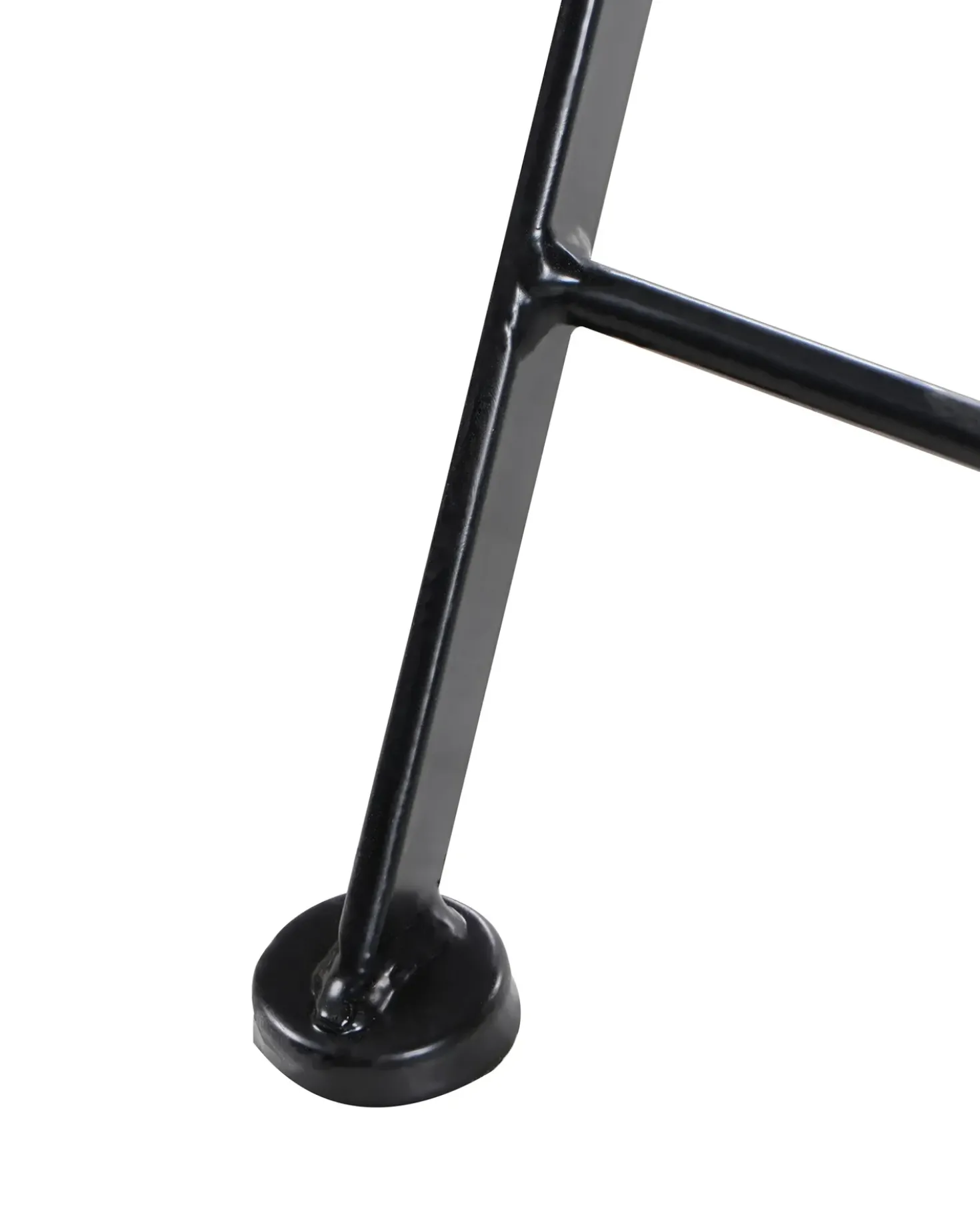 Set di 2 sedie da giardino COMISO Pieghevole Metallo Nero/Bianco