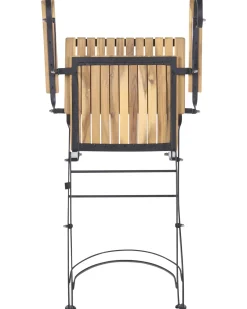 Set di 2 sedie da giardino LASCARI Legno d'acacia Marrone chiaro