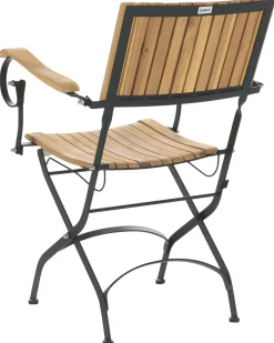 Set di 2 sedie da giardino LASCARI Legno d'acacia Marrone chiaro