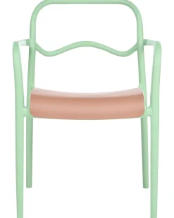 Set di 2 sedie da giardino THASOS Materiale sintetico Verde