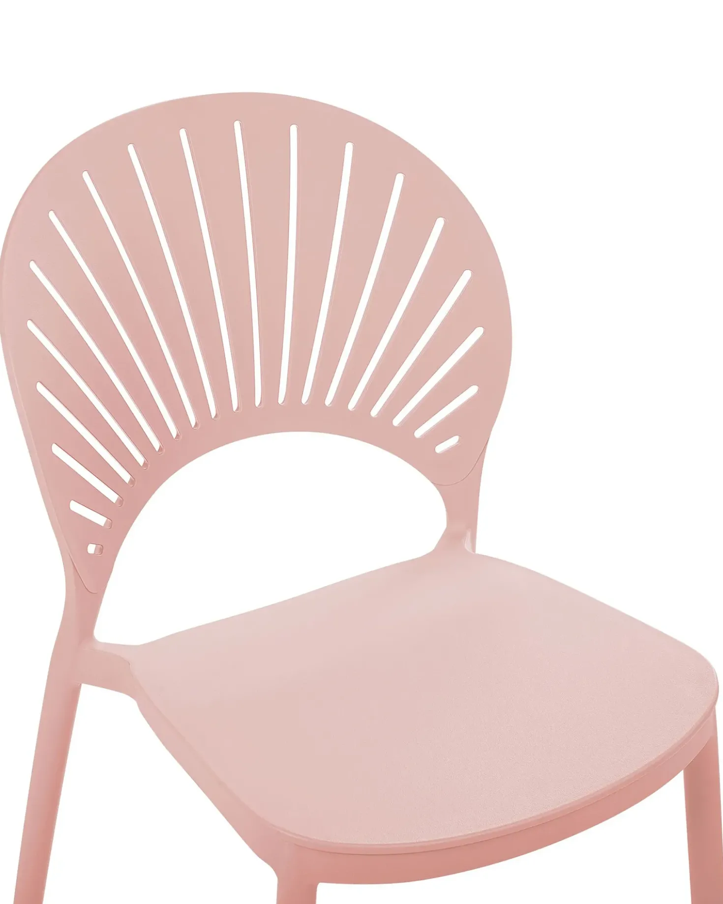 Set di 4 sedie da giardino OSTIA Rosa pastello