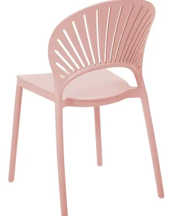 Set di 4 sedie da giardino OSTIA Rosa pastello