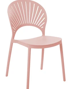 Set di 4 sedie da giardino OSTIA Rosa pastello