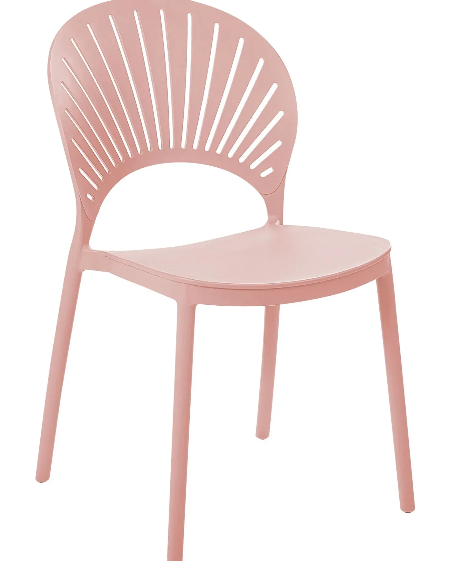 Set di 4 sedie da giardino OSTIA Rosa pastello