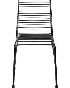 Set di 2 sedie da giardino CHIEVE Metallo Nero