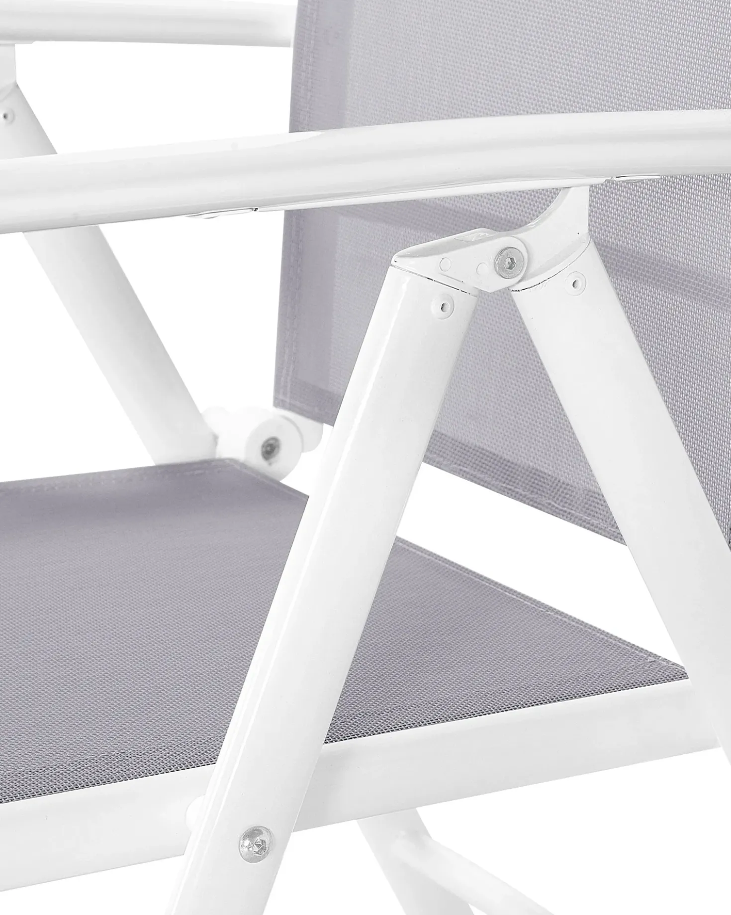 Set di 6 sedie da giardino CATANIA Metallo Grigio