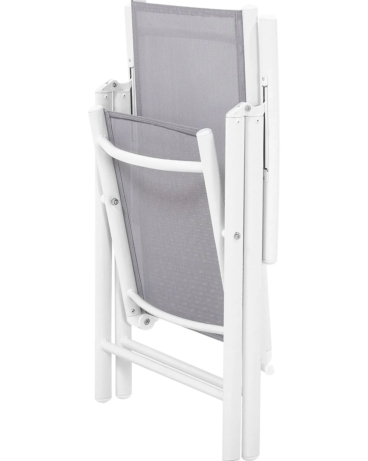 Set di 6 sedie da giardino CATANIA Metallo Grigio