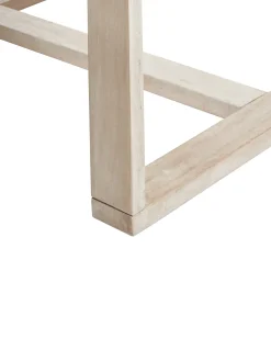 Set di 2 sedie da giardino con cuscini AZZANELLO Legno d'acacia Bianco sporco