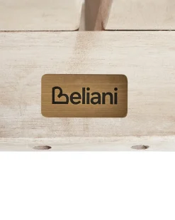Set di 2 sedie da giardino con cuscini AZZANELLO Legno d'acacia Bianco sporco