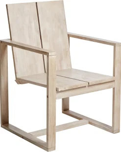 Set di 2 sedie da giardino con cuscini AZZANELLO Legno d'acacia Bianco sporco