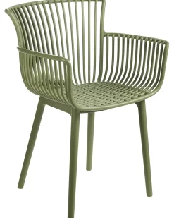 Set di 4 sedie da giardino PESARO Verde