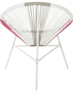 Set di 2 sedie da giardino ACAPULCO Rattan sintetico (PE) Fucsia