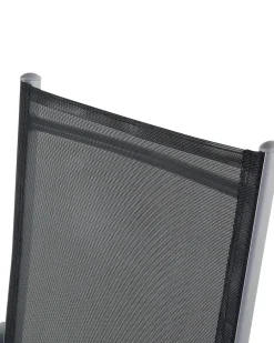 Set di 6 sedie da giardino CATANIA Metallo Nero