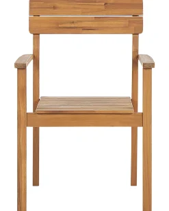 Set di 6 sedie da giardino FORNELLI Legno d'acacia Marrone