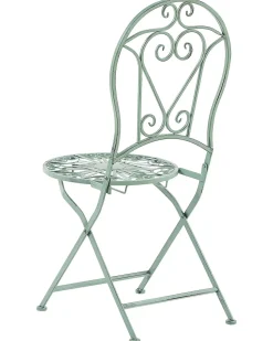Set di 2 sedie da giardino TRENTO Metallo Verde chiaro