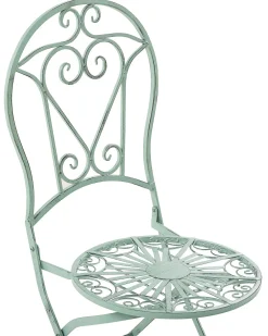 Set di 2 sedie da giardino TRENTO Metallo Verde chiaro