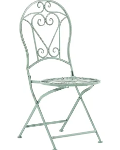 Set di 2 sedie da giardino TRENTO Metallo Verde chiaro