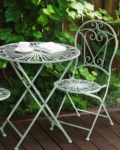 Set di 2 sedie da giardino TRENTO Metallo Verde chiaro