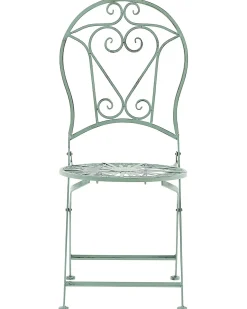 Set di 2 sedie da giardino TRENTO Metallo Verde chiaro