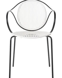 Set di 2 sedie da giardino IKARIA Metallo Bianco sporco