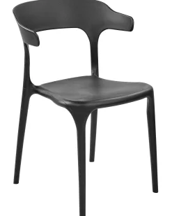 Set di 4 sedie da giardino GUBBIO Nero