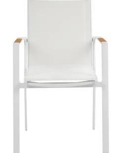 Set di 6 sedie da giardino BUSSETO Metallo Bianco