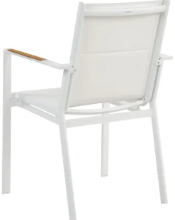 Set di 6 sedie da giardino BUSSETO Metallo Bianco