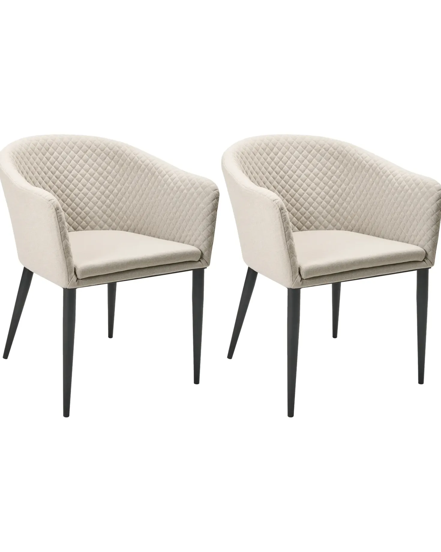 Set di 2 sedie da giardino TULUNI Tessuto Beige