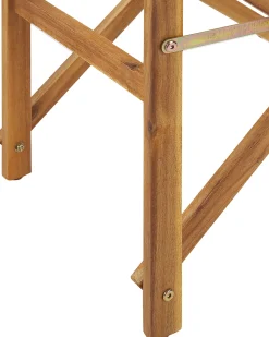 Set di 2 sedie da giardino CINE Legno d'acacia Grigio
