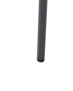 Set di 4 sedie da giardino con cuscini TACENO Metallo Grigio
