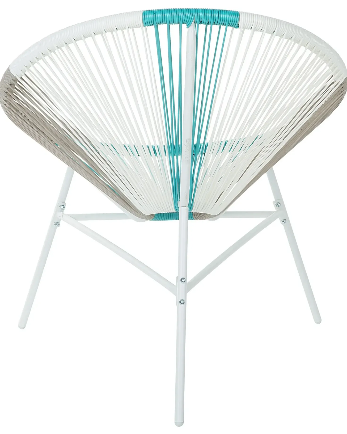 Set di 2 sedie da giardino ACAPULCO Rattan sintetico (PE) Bianco