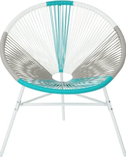 Set di 2 sedie da giardino ACAPULCO Rattan sintetico (PE) Bianco