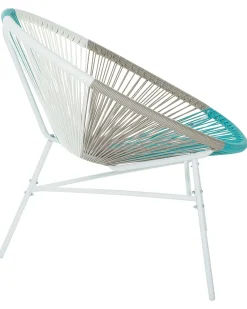 Set di 2 sedie da giardino ACAPULCO Rattan sintetico (PE) Bianco