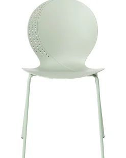 Set di 4 sedie da giardino MILOS Impilabile Verde chiaro