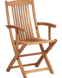 Set di 2 sedie da giardino con cuscini MAUI II Legno d'acacia Blu
