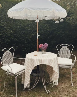 Set di 2 sedie da giardino CILENTO Metallo Grigio