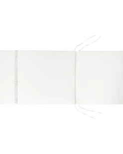 Set di 6 sedie da giardino con cuscini AMANTEA PREMIUM Legno d'acacia Bianco sporco