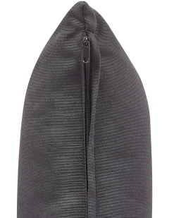 Set di 2 sedie da giardino con cuscini CANETTO Metallo Nero